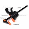 AIMALL 4 Pcs Woodworking Clip Bar Clamp F-tyle Grip Quick