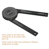 7-inch Miter Saws Protractor Rust Proof Aluminum Alloy Accurate Reading