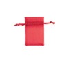SSWBasics Red Organza Drawstring Pouches - 2" W x 3"
