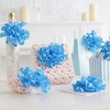 HUIHUANG Baby Blue Bows for Gift Wrapping, Blue Curly Ribbon