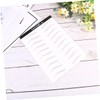 FRCOLOR 2 Sheets/20 Pairs Waterproof Eyebrow Stickers Long Lasting Hair-like