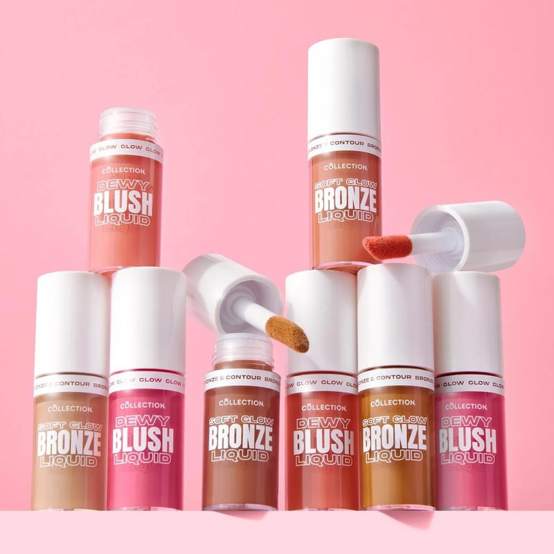 Collection Cosmetics Soft Glow Liquid Bronzer, Long-lasting Sculpted Effect, Buildable