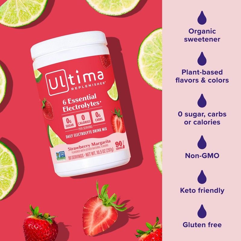 Ultima Replenisher Daily Electrolyte Powder Drink Mix – Sugar Free