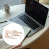Rumyve Wooden Laptop Stand,Folding Ventilated Laptop Lifter,and Laptop Riser Support