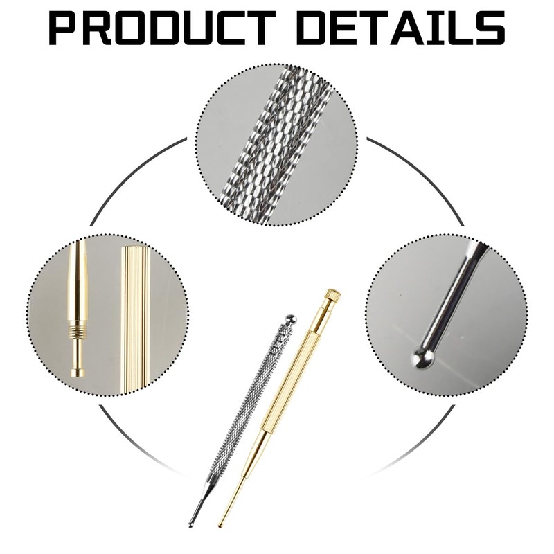 Lotsdonxia 2-Pack Retractable Personal Health Acupuncsure Pen Set - Dual