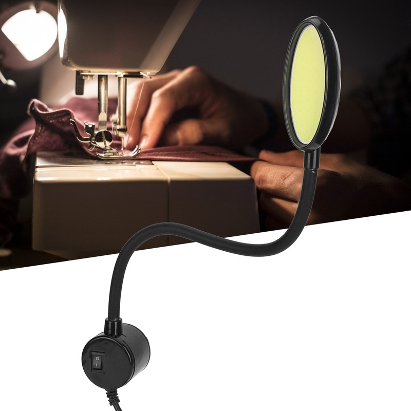 COB 8W Sewing Machine Light 48LED Gooseneck Lamp with Magnetic