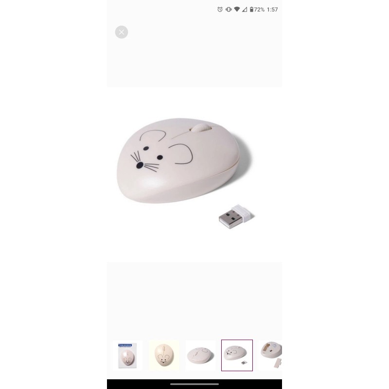 Vivitar Bullseye Playground 2025 Mouse Face Wireless Computer Mouse NEW