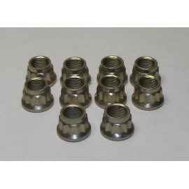 SPS Technologies 1/2-20 12 Point Jet Nuts Self Locking Extended Washer Flange Locknut 10 pcs.