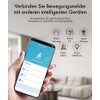 Luminea Home Control Motion Sensor: WiFi Indoor Motion Sensor for