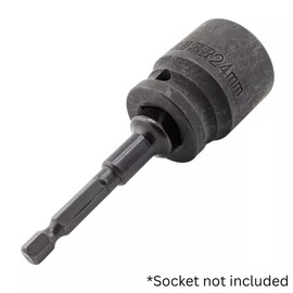 5pcs Heavy Duty Impact Grade Drill Extension Adapter 1/4" Inch Hex to 1/2" Inch Socket Drill Bit Adapter Cr-V Steel Set - 3" Inch Long