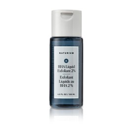 Naturium BHA Liquid Exfoliant 2%, Leave-on Face & Skin Care Pore Exfoliant, with Salicylic Acid & Bioactive Fruit Acids | 4.0 FL OZ / 120 ML