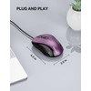 TECKNET Wired Mouse, Mice Wired Optical USB Computer Mouse With