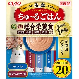 Ciao Chu~Ru Rice, 20 Pack, Bonito Variety