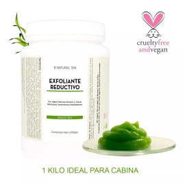 B. Natural Spa Gel Exfoliante Reductivo Estiliza Purifica 1 Kilo Cabina Spa