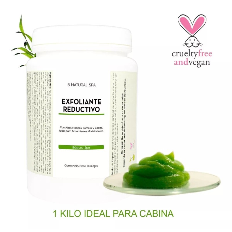 B. Natural Spa Gel Exfoliante Reductivo Estiliza Purifica 1 Kilo