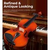 Vangoa Violin 4/4 Full Size Fiddle Set, Acoustic Violins Bundle