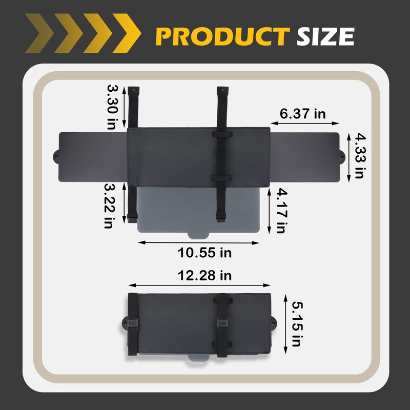 Polarized Sun Visor Extender for Car with PC Lens &