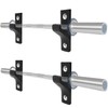 Luwint Set of 2 Single Barbell Holder Wall Mount, Horizontal