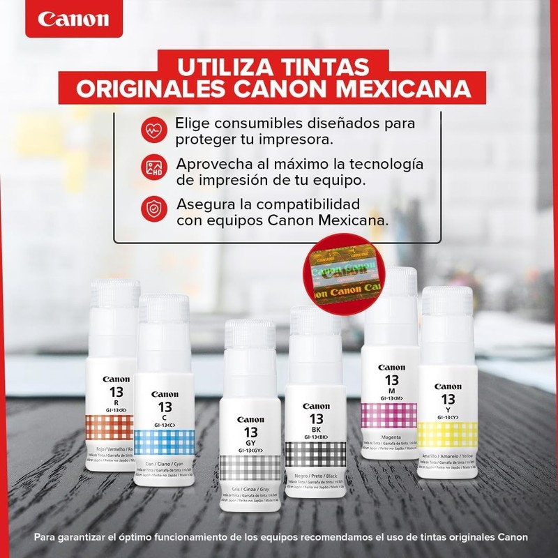Canon Tinta GI-13 Rojo 60ml