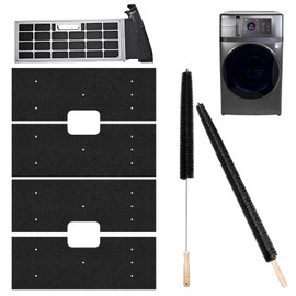 2025 New WH01X35719 Lint Filter, 4Pcs GE Washer Dryer Combo with dryer vent brush, Dryer Lint Filter Replacement, Hand Washable and Reusable,Models: PFQ97HSPVDS