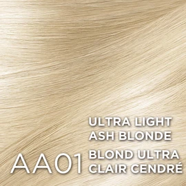 L’Oréal Paris Excellence Crème Permanent Hair Color, AA01 Ultra Light Ash Blonde, 100% Grey Coverage, Hair Dye, 1 EA (Packaging May Vary)