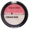 Collection Blush and Highlight Cream Duo Strawberries and Cream 4.5g