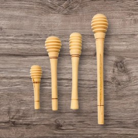 Unbranded 4x Honey Dipper Mexican Wooden Sticks 4 Diff Sizes 4x Mieleros Mexicanos Madera