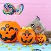 1000Pcs Halloween Stickers, 2Rolls 1Inch Halloween Art Crafts Stickers Bat