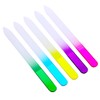 Beavorty Nail Files Bulk 5pcs Glass Fingernail Files for Manicure