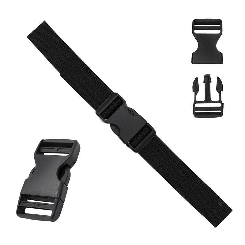 Plastic Side Release Buckle Clip for Luggage, Rucksack/Back Pack, Webbing