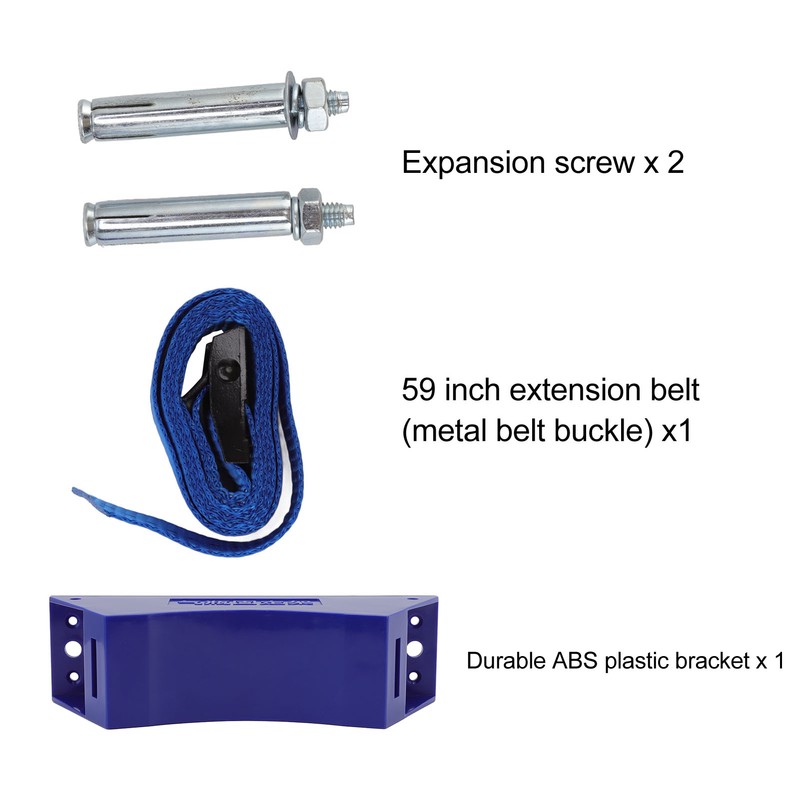 Gas Cylinder Holder Plastic Cylinder Wall Mounted Fixed Bracket with