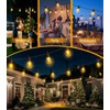 Outdoor-String-Lights-Patio-LED-Light-Outside 50Ft 15M Waterproof Remote Dimmable S14 LED Porch Lighting