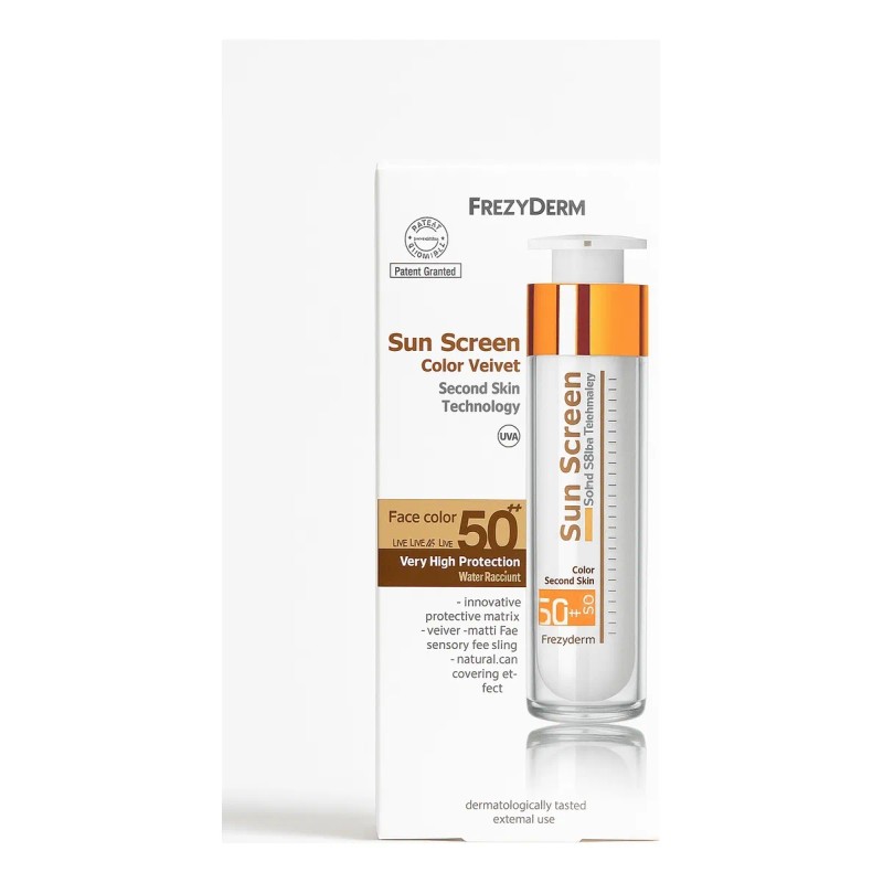 Frezyderm Sun Screen Velvet Color Face Spf 50ml