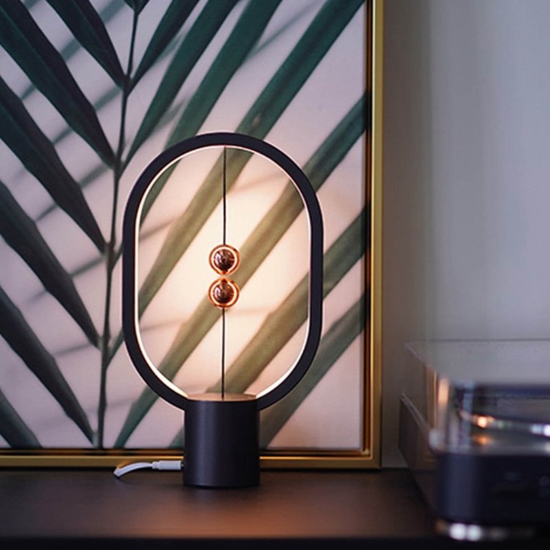 Balance Lamp USB Smart Magnetic Absorption Half Air Switch LED