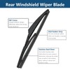 Rear Windshield Wipers Blade Arm Set for Toyota RAV4 2013-2018
