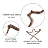 4 Pairs of Colorful Fashion Half Moon Frame Reading Glasses