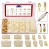472PCS 6.3MM Automotive Electrical Wire Connectors Male Female Socket Plug