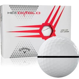 Callaway Golf White HEX Diablo AlignXL Golf Balls