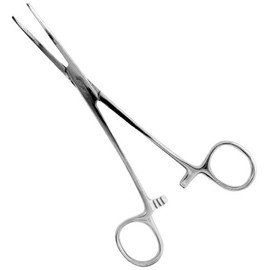 Tooltron 6-Inch Locking Clamp Curved Tip Fish Hook Remover Silver Regular 00239