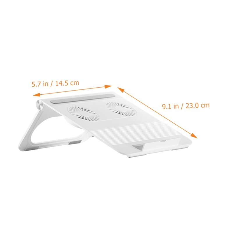 OSALADI Laptop Stand Height and Dual Cooling Fans Ergonomic Notebook