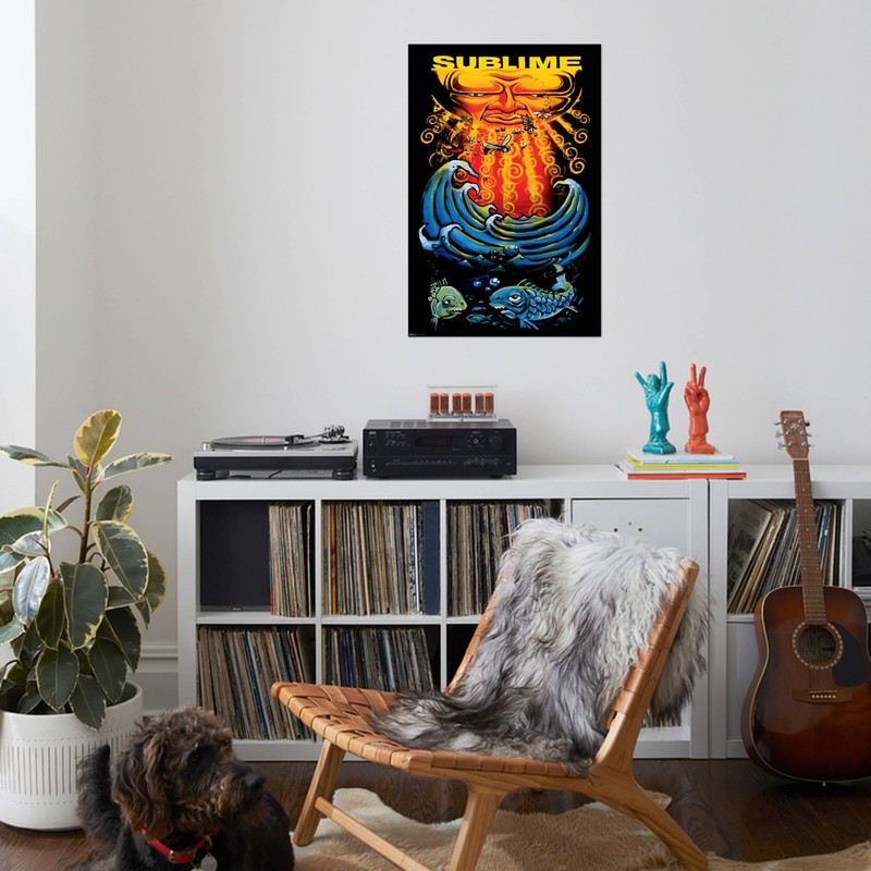 AllPosters Wall Poster Sublime- Sun & Fish, 24x36