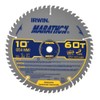 IRWIN Tools MARATHON Carbide Table/Miter Circular Blade, 10-Inch, 60T (14074)