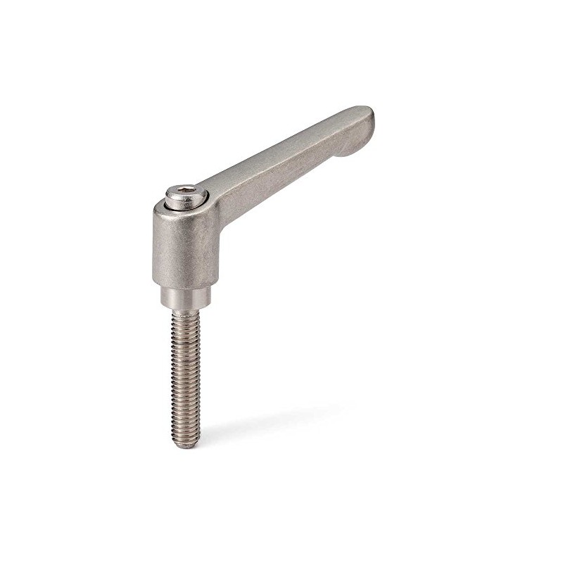 NBK LDMS-5-25-NI Machine Element Parts, Clamp Lever (Screw), All Stainless