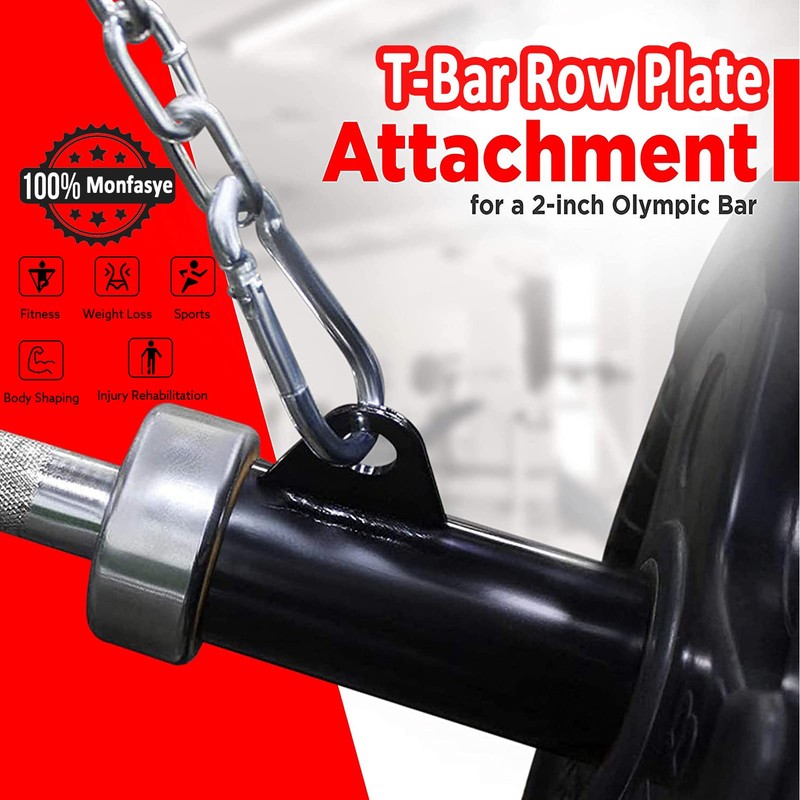 T Bar Row Platform with Chain T-Bar Row Handle Eyelet