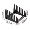 Plastic Rack Chopping Board 6 Slots Catering Chopping Board Holder