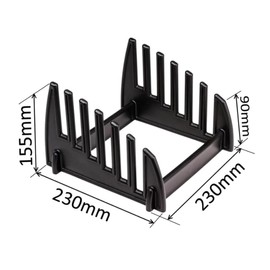 Plastic Rack Chopping Board 6 Slots Catering Chopping Board Holder