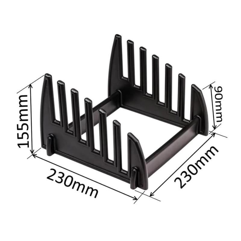 Plastic Rack Chopping Board 6 Slots Catering Chopping Board Holder