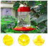 Andiker 20Pcs Hummingbird Feeder Replacement Flowers with Cleaning Brush, Yellow