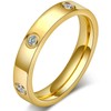 Love Friendship Cute Ring for Women: 18K Gold Plated Silver