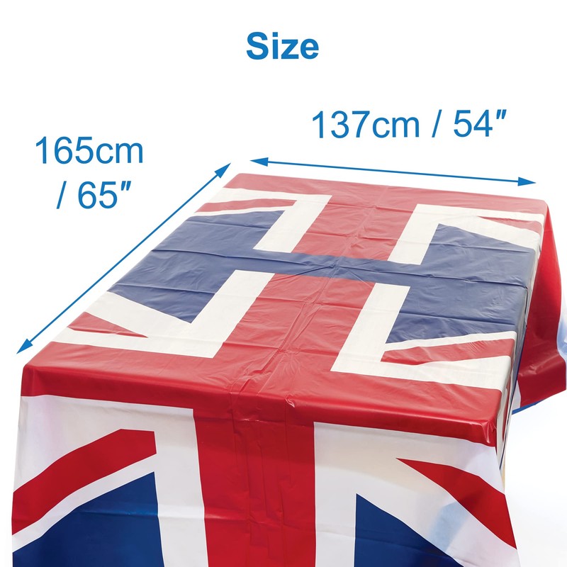 Baker Ross PJ144 Union Jack Table Covers - Pack of